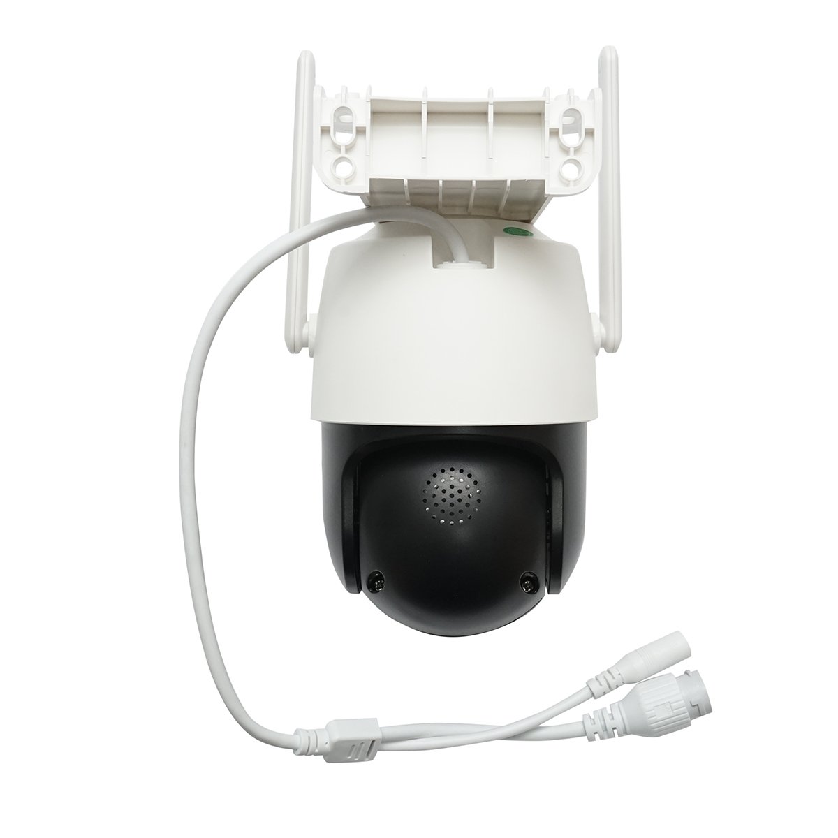 Camera de supraveghere lentila duala 6 MP, P2P WIFI 2.4GHz, rotire 360 grade PTZ cu senzor de miscare, sirena, detectie umana si aplicatie iCSee
